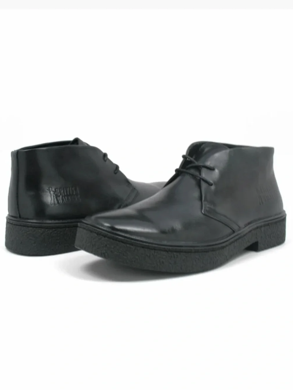 The Original British Walkers Men’s Playboy High Top Black Chukka Boot 10.5 M/W
